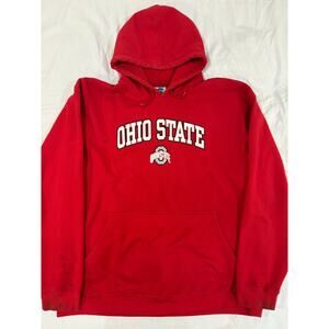 NCAA Ohio State University Red Hoodie Size 2XL